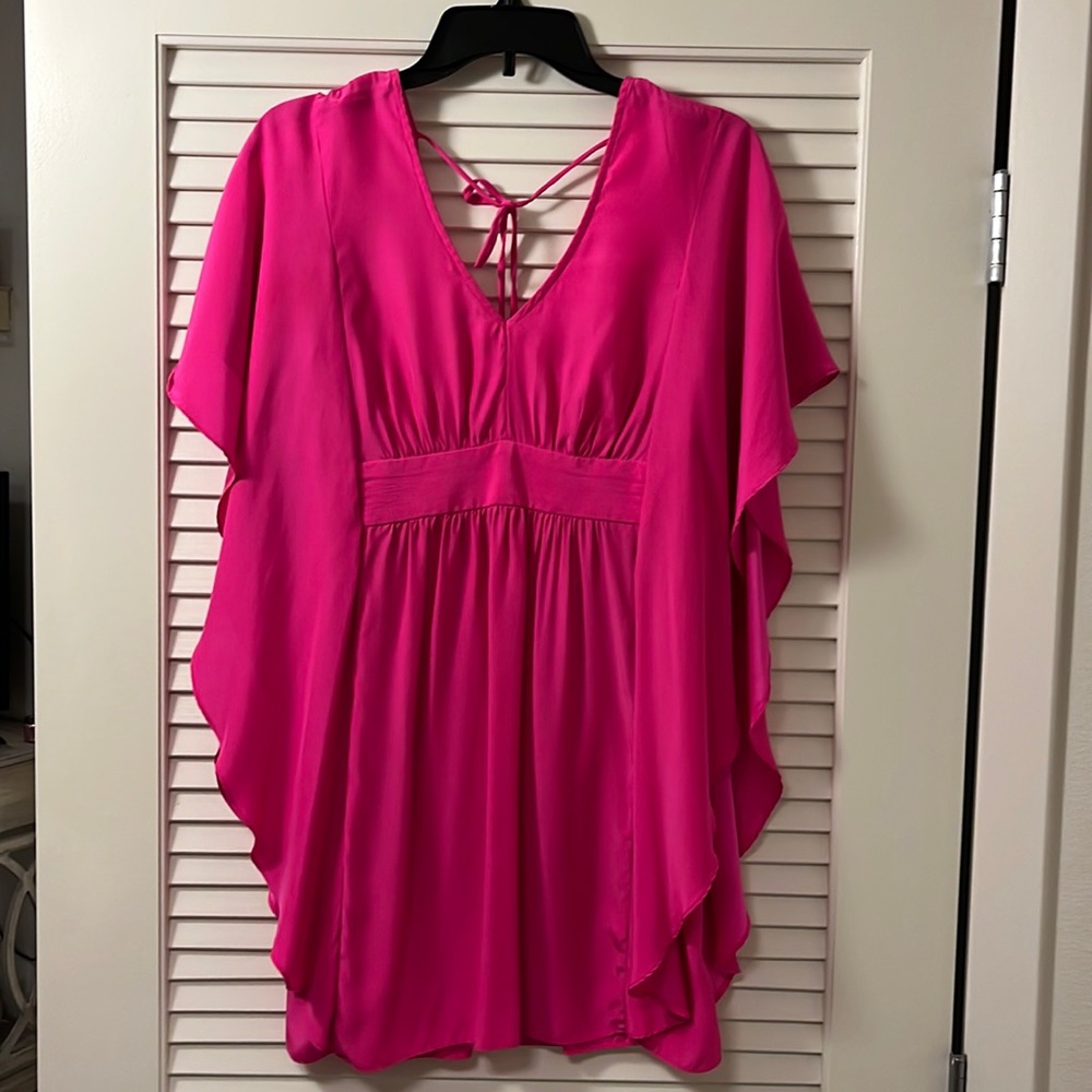 Amanda Uprichard winged-sleeve dress